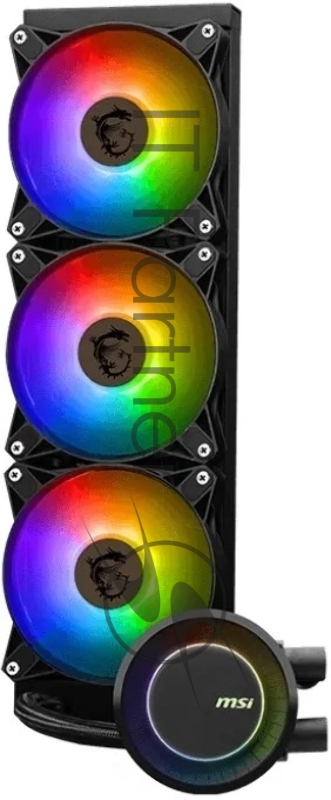 Жидкостная система охлаждения MSI MAG CoreLiquid E360, 3x ARGB Fan, Color Box, LGA1700, AM5