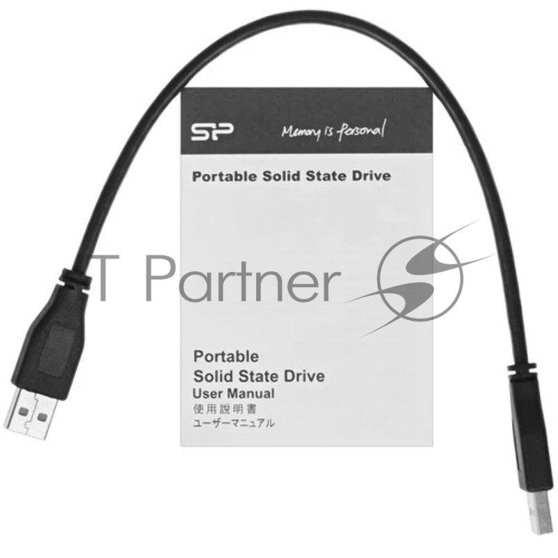 Накопитель SSD Silicon Power USB3.2 Gen1 512GB SP512GBPSDS05SAK Stream S05 2.5 черный