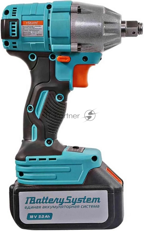 Гайковерт Sturm! CD20350BLC аккум. патрон:квад.1/2 (кейс в комплекте)