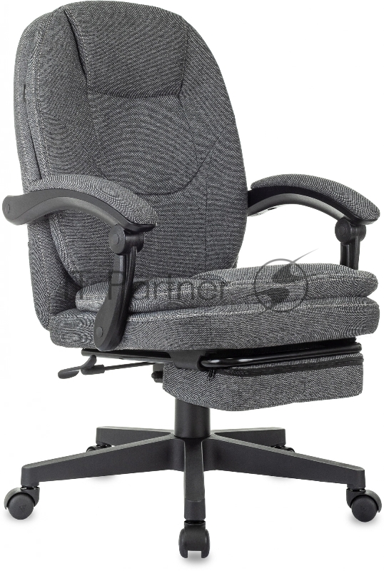 Кресло руководителя Бюрократ CH-868MSG-BF серый 3C1 крестов. пластик подст.для ног пластик черный