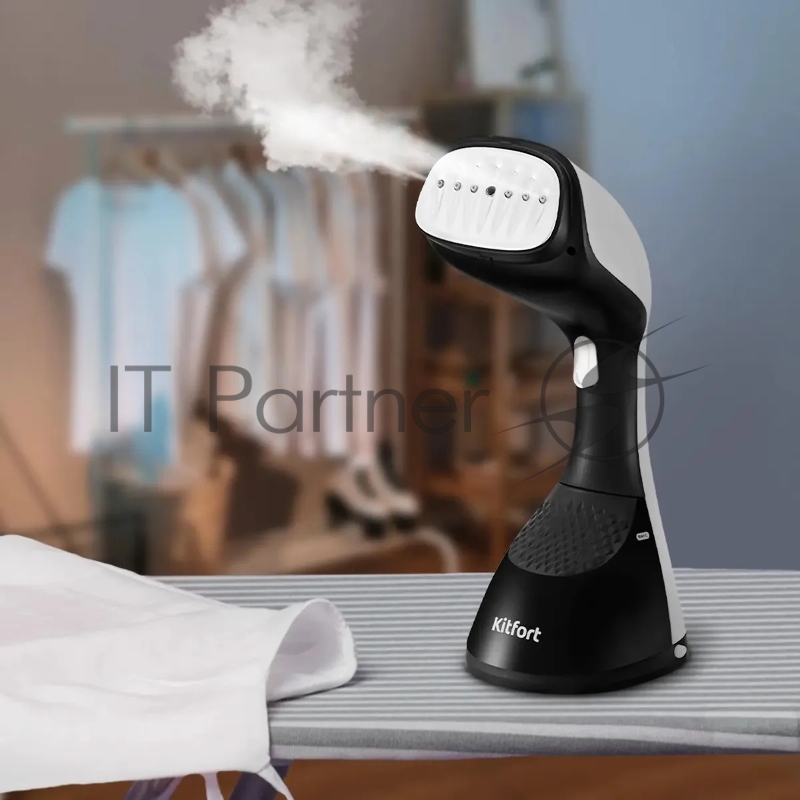 Отпариватель ручной Kitfort КТ-9250 1400Вт черный/белый