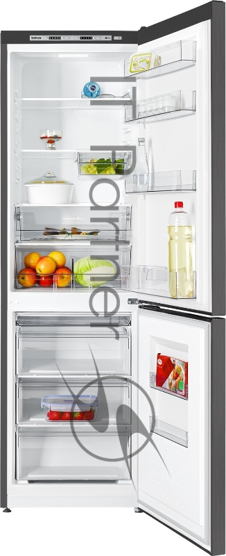 Холодильник Atlant XM 6624-159 черный, двухкамерный 268/119л морозилка снизу