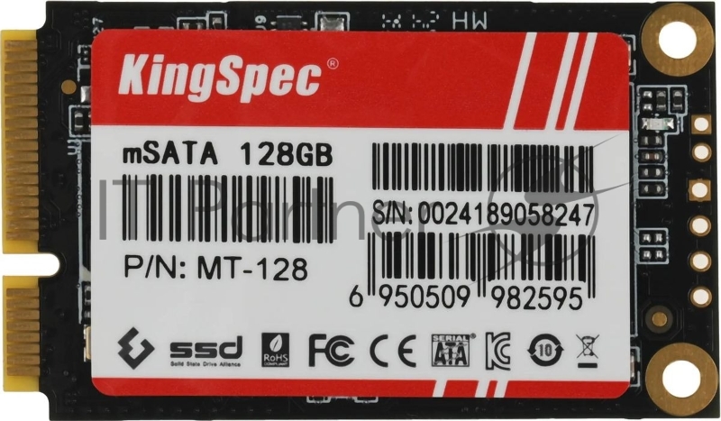 Накопитель SSD Kingspec mSATA 128Gb MT-128 MT Series mSATA