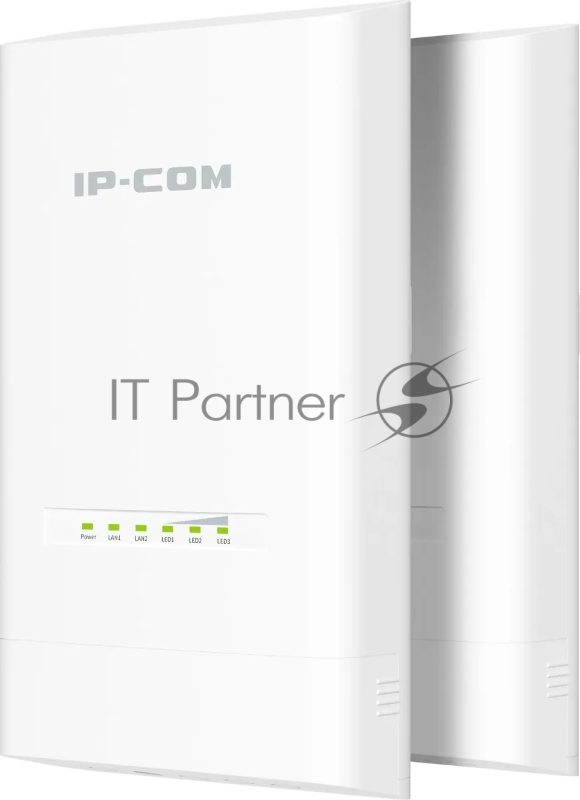 Наружная точка доступа IP-COM CPE12, 5 ГГц, до 867 Мбит/с, IP65, 1х12dbi, PoE, 2х1 Гбит/с, молниезащита 6000В