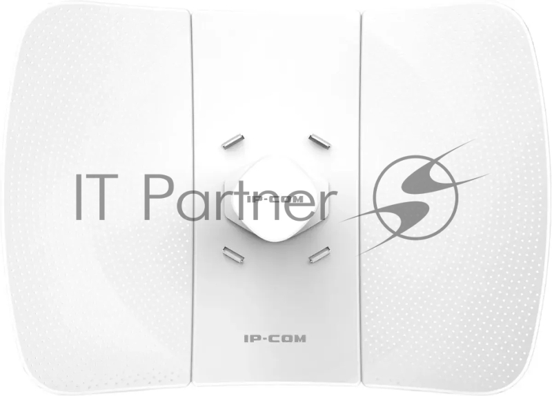 Наружный радиомост IP-COM iLBE-M5 большой дальности действия, 5 ГГц, до 433 Мбит/с, IP64, 1х23dbi, 1х100 Мбит/с, PoE