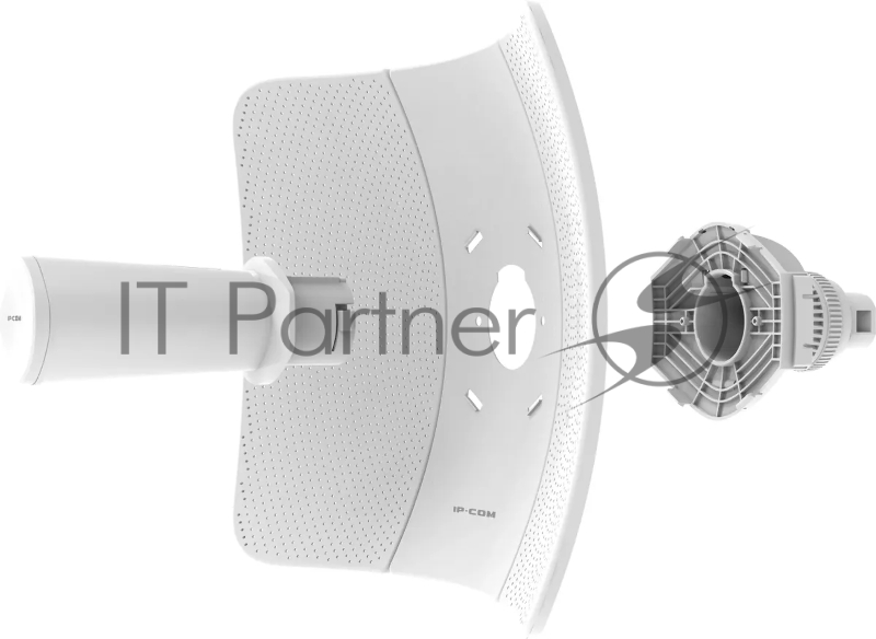 Наружный радиомост IP-COM iLBE-M5 большой дальности действия, 5 ГГц, до 433 Мбит/с, IP64, 1х23dbi, 1х100 Мбит/с, PoE