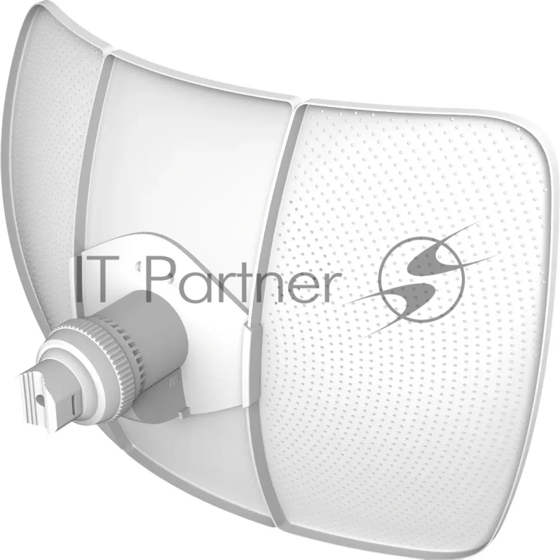 Наружный радиомост IP-COM iLBE-M5 большой дальности действия, 5 ГГц, до 433 Мбит/с, IP64, 1х23dbi, 1х100 Мбит/с, PoE