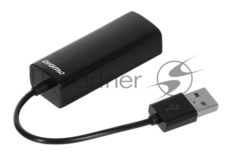 Сетевой адаптер Digma D-USB2-LAN100 Net Adapter Ethernet USB 2.0 (pack:1pcs)
