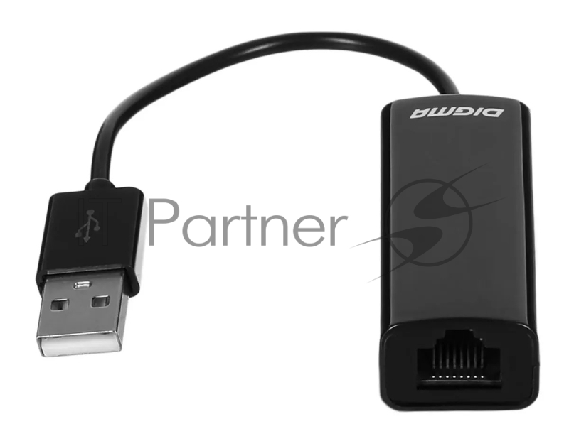 Сетевой адаптер Digma D-USB2-LAN100 Net Adapter Ethernet USB 2.0 (pack:1pcs)