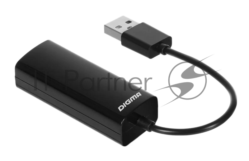 Сетевой адаптер Digma D-USB2-LAN100 Net Adapter Ethernet USB 2.0 (pack:1pcs)