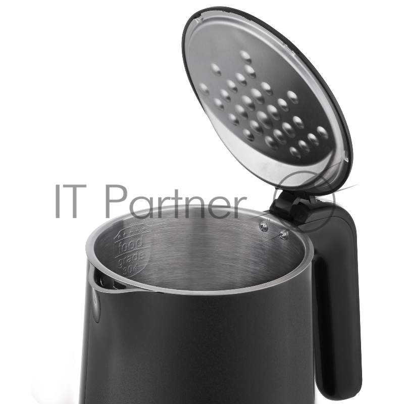 Чайник электрический Vitek VT-1162, 1.7л, 2200Вт, черный, корпус: металл/пластик