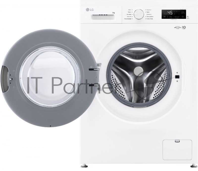 Стиральная машина LG F2Y1HS3W белый, загрузка фронтальная 7 кг, 1200 об/мин., класс: А