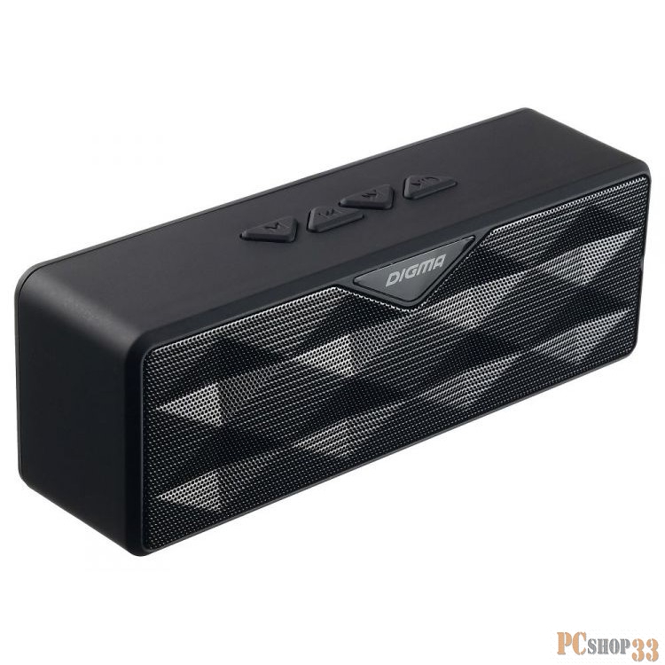 Колонки Oklick Digma S-30 черный 6W 1.0 BT (SP306B)
