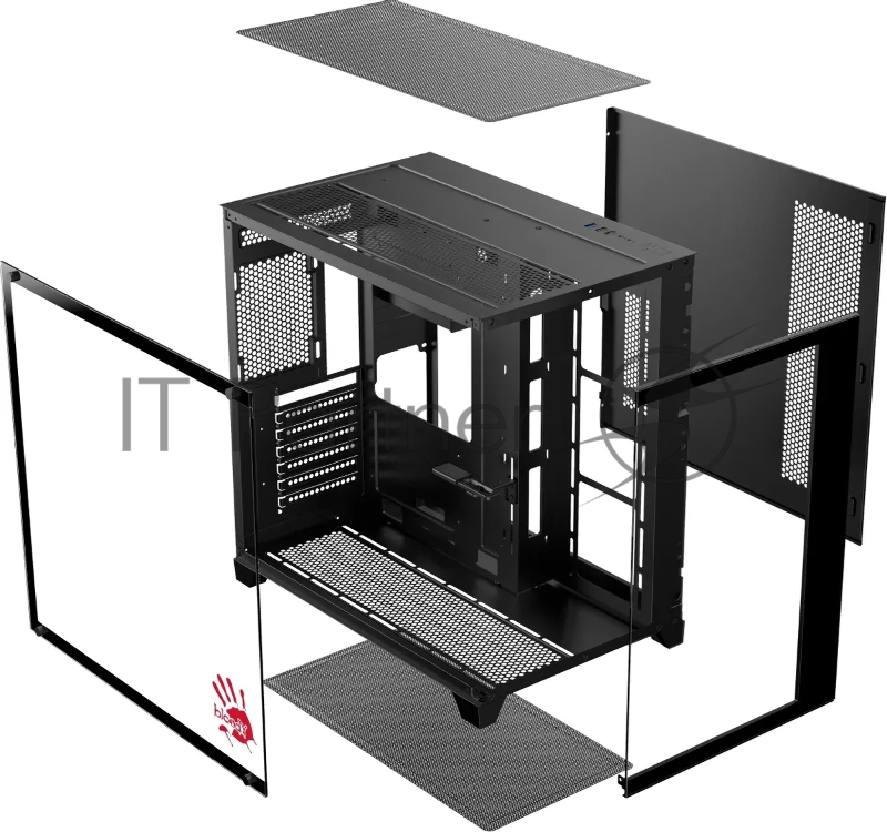 Корпус Bloody BD-CC111 черный без БП ATX 10x120mm 1xUSB2.0 1xUSB3.0 audio