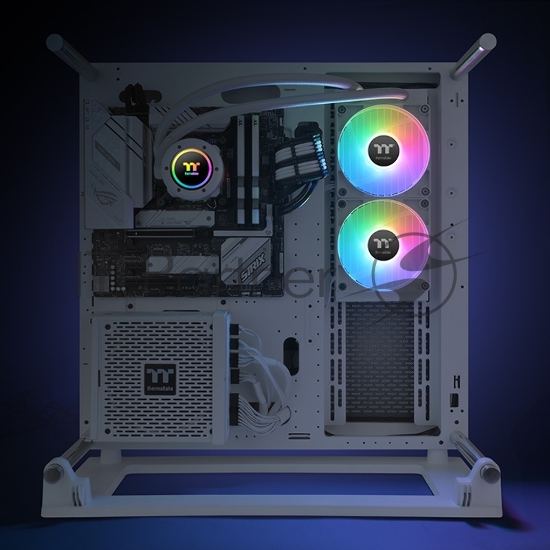 Система водяного охлаждения Thermaltake TH240 V2 Snow ARGB Soc-AM5/AM4/1200/1700/1851 белый 4-pin 25.8dB Al+Cu Ret (CL-W364-PL12SW-A)