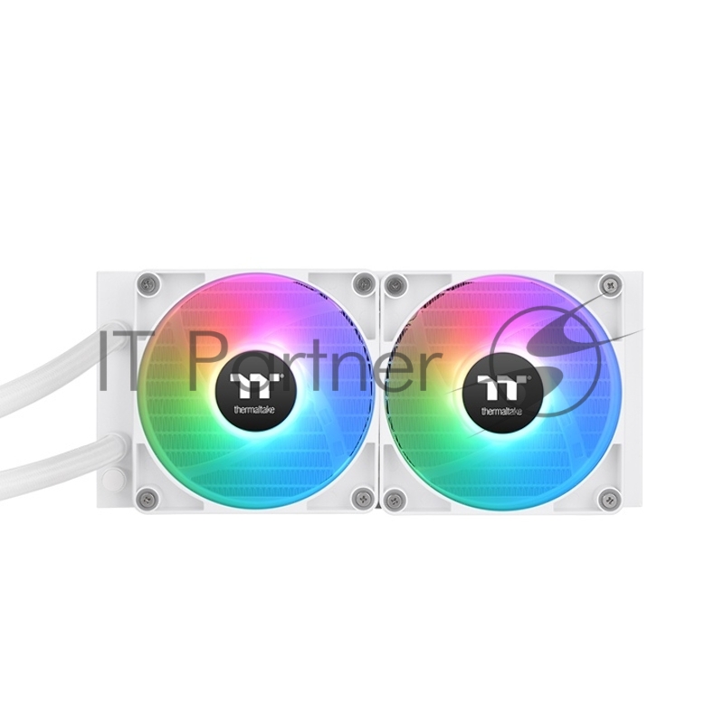 Система водяного охлаждения Thermaltake TH240 V2 Snow ARGB Soc-AM5/AM4/1200/1700/1851 белый 4-pin 25.8dB Al+Cu Ret (CL-W364-PL12SW-A)