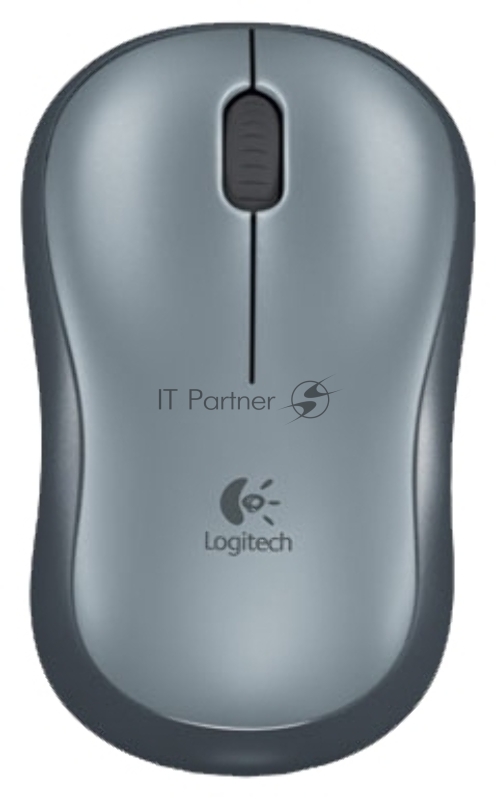 Мышь беспроводная Logitech M185 серый, 1000 dpi, радиоканал, USB, кнопки - 3