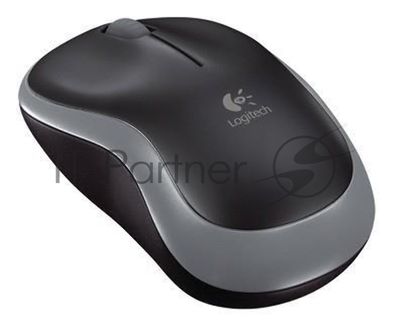 Мышь беспроводная Logitech M185 серый, 1000 dpi, радиоканал, USB, кнопки - 3