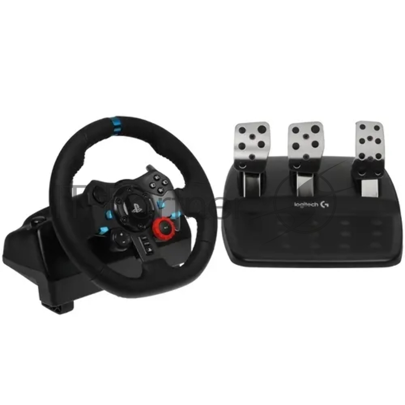 Руль LOGITECH G29 игровой (USB, для PS и PC, педали, виброотдача, 941-000113/941-000112/941-0001
