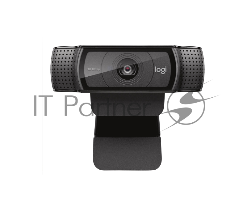 Веб-камера Logitech C920 HD Pro Webcam (Full HD 1080p/30fps, автофокус, угол обзора 78°, стереомикрофон, кабель 1.5м) (арт. 960-000998, M/N: VU0062)