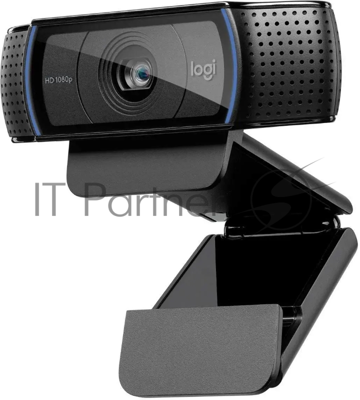 Веб-камера Logitech C920 HD Pro Webcam (Full HD 1080p/30fps, автофокус, угол обзора 78°, стереомикрофон, кабель 1.5м) (арт. 960-000998, M/N: VU0062)