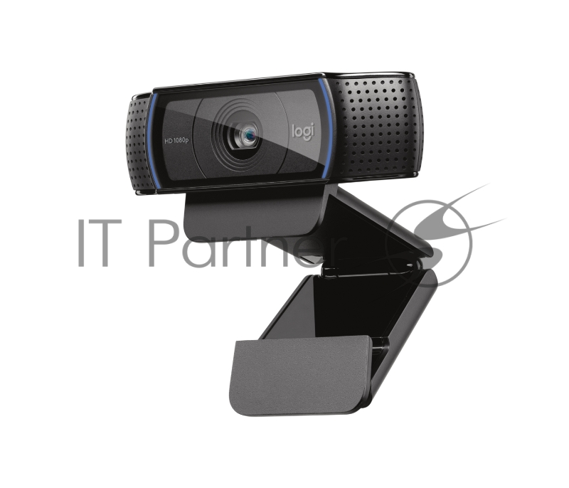 Веб-камера Logitech C920 HD Pro Webcam (Full HD 1080p/30fps, автофокус, угол обзора 78°, стереомикрофон, кабель 1.5м) (арт. 960-000998, M/N: VU0062)