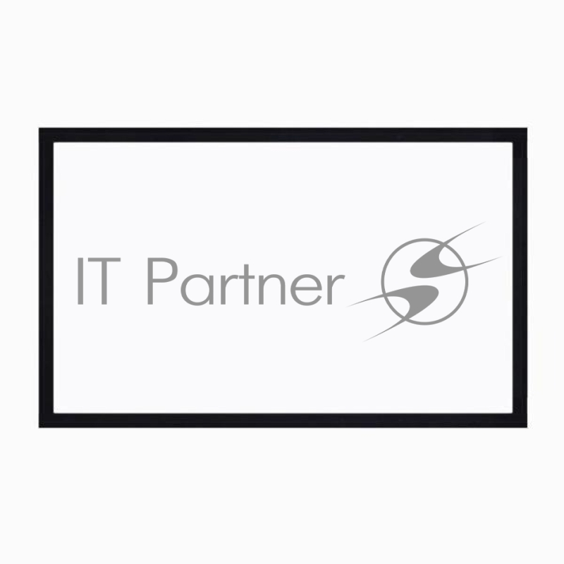 Экран для проектора SOK SCFRV-266x150 120 16:9 на бархатной раме, PS White, черная рама