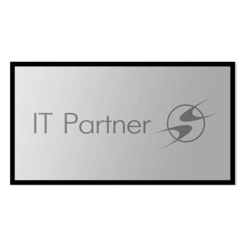 Экран для проектора SOK SCFRV-221x125G 100 16:9 на бархатной раме, High Contrast Gray, черная рама