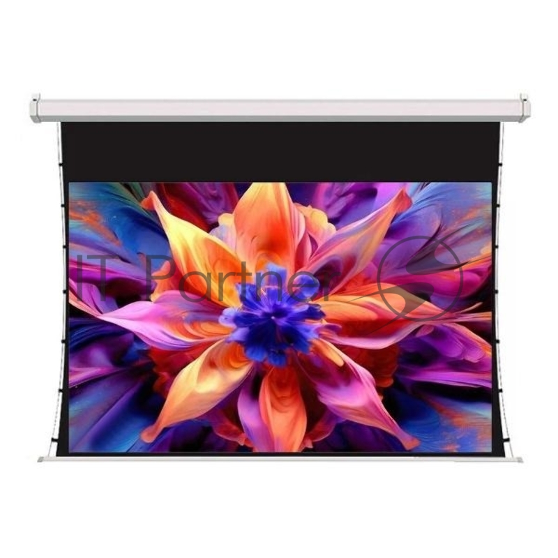 Экран для проектора SOK SCPSMT-221x125ED30-GR 100 16:9 настенно-потолочный, моторизованный с боковым натяжением, серый, ED30 см