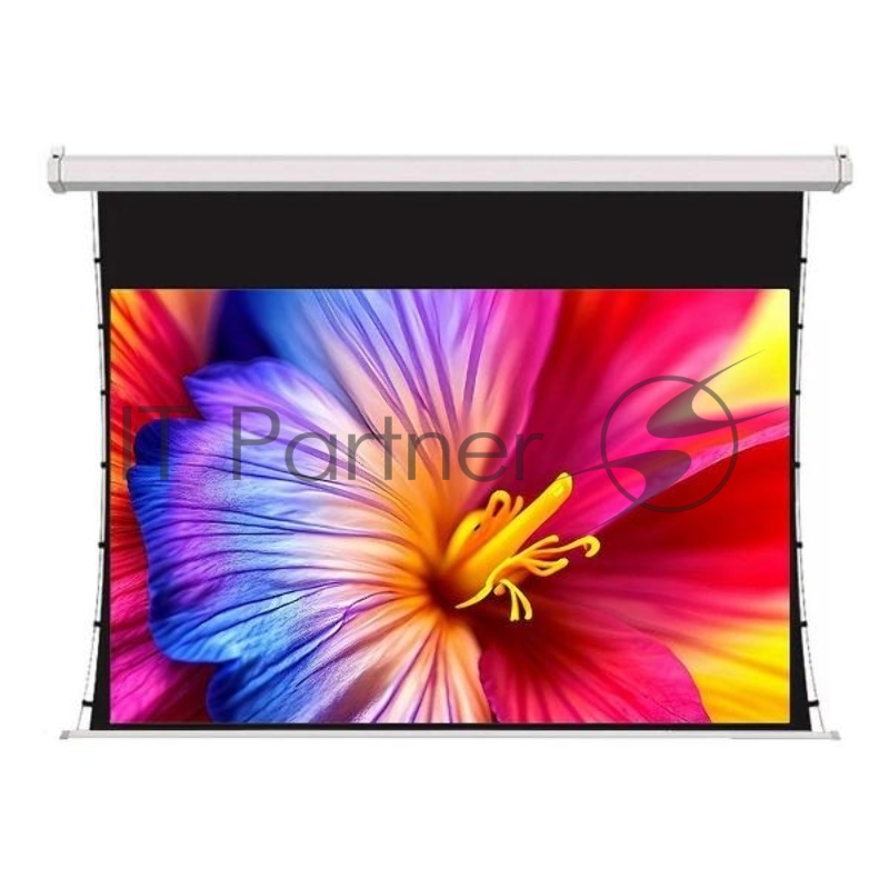 Экран для проектора SOK SCPSMT-360x270FG-ED60 177 4:3 настенно-потолочный, моторизованный с боковым натяжением, белый, ED60 см