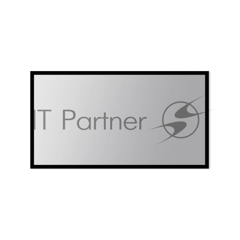 Экран для проектора SOK SCFRV-298x168G 135 16:9 на бархатной раме, High Contrast Gray, черная рама