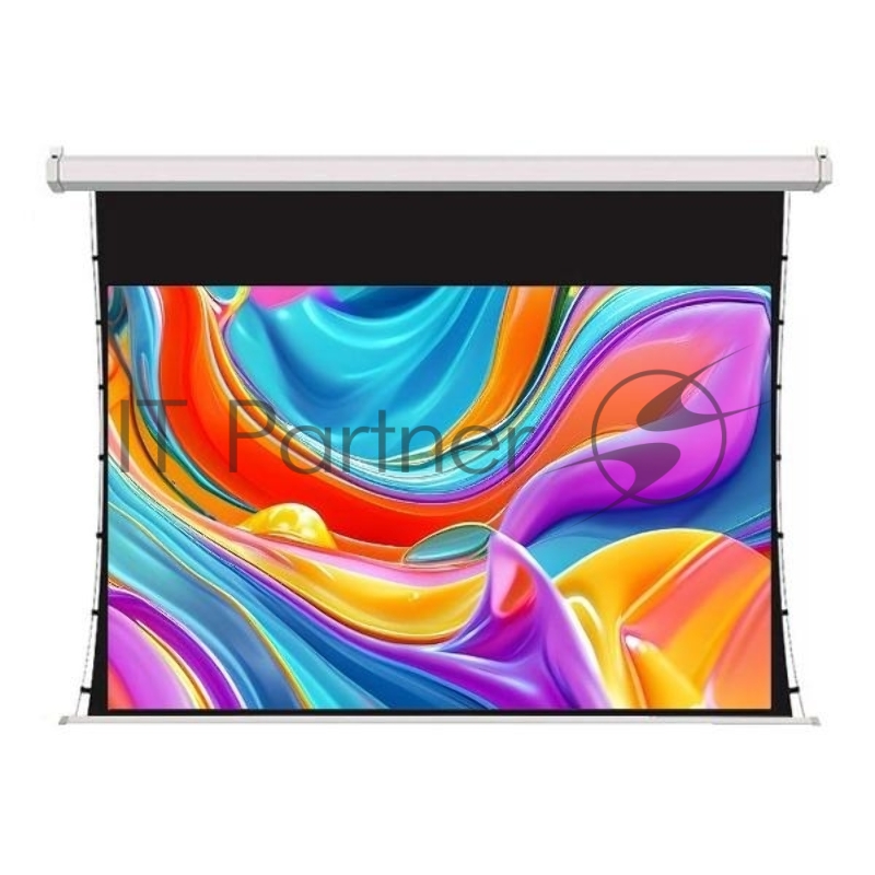 Экран для проектора SOK SCPSMT-221x125FG-ED30 100 16:9 настенно-потолочный, моторизованный с боковым натяжением, белый, ED30 см