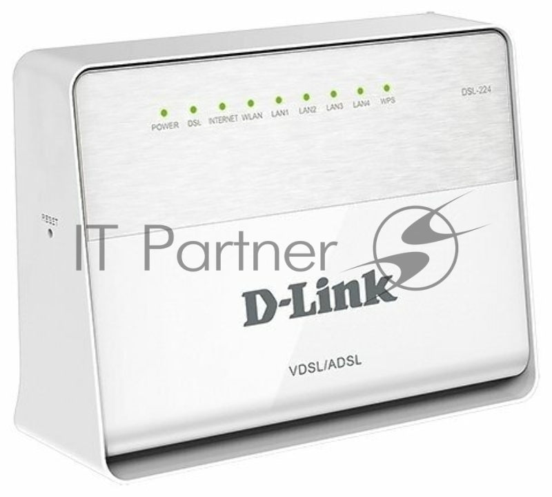 Роутер беспроводной D-Link (DSL-224) 10/100BASE-TX