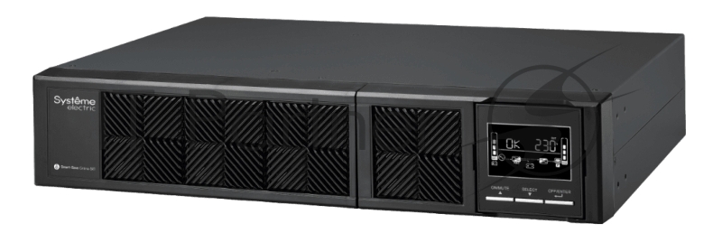 ИБП Systeme Electriс Smart-Save Online SRT, 2000VA/2000W, On-Line, Extended-run, Rack 2U(Tower convertible), LCD, Out: 8xC13, SNMP Intelligent Slot, USB, RS-232, Pre-Inst. Web/SNMP