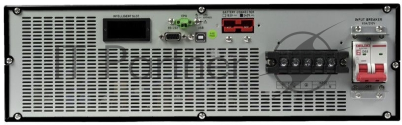 ИБП Systeme Electriс Smart-Save Online SRV, 10000VA/9000W, On-Line, Extended-run, Rack 6U(Tower convertible), LCD, Out: Hardwire, SNMP Intelligent Slot, USB, RS-232