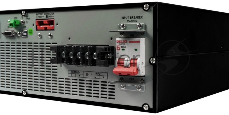 ИБП Systeme Electriс Smart-Save Online SRV, 10000VA/9000W, On-Line, Extended-run, Rack 6U(Tower convertible), LCD, Out: Hardwire, SNMP Intelligent Slot, USB, RS-232