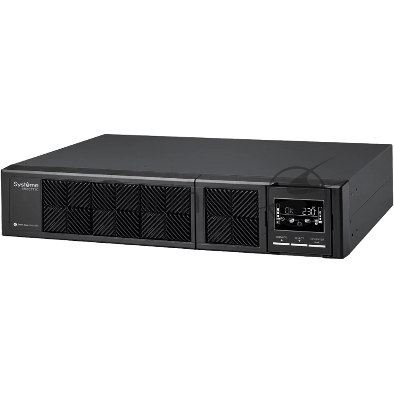 ИБП Systeme Electriс Smart-Save Online SRV, 1000VA/900W, On-Line, Rack 2U(Tower convertible), LCD, Out: 6xC13, SNMP Intelligent Slot, USB, RS-232