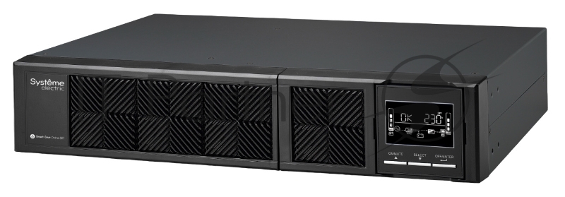 ИБП Smart-Save Online SRT Systeme Electric 1000 ВА, конвертируемый форм-фактор 2U, 230 В, 8 розеток IEC C13, SmartSlot, LCD, USB HID, SNMP карта, версия с возможностью увеличения времени автономии