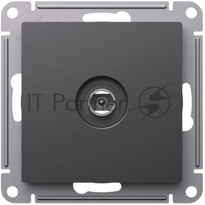 Антенна TV коннектор AtlasDesign механизм базальт SE ATN001493