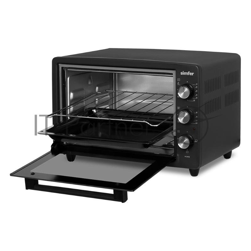 Мини-печь Simfer ALBENI Comfort M3416, 1300Вт, 3 режима работы, черный