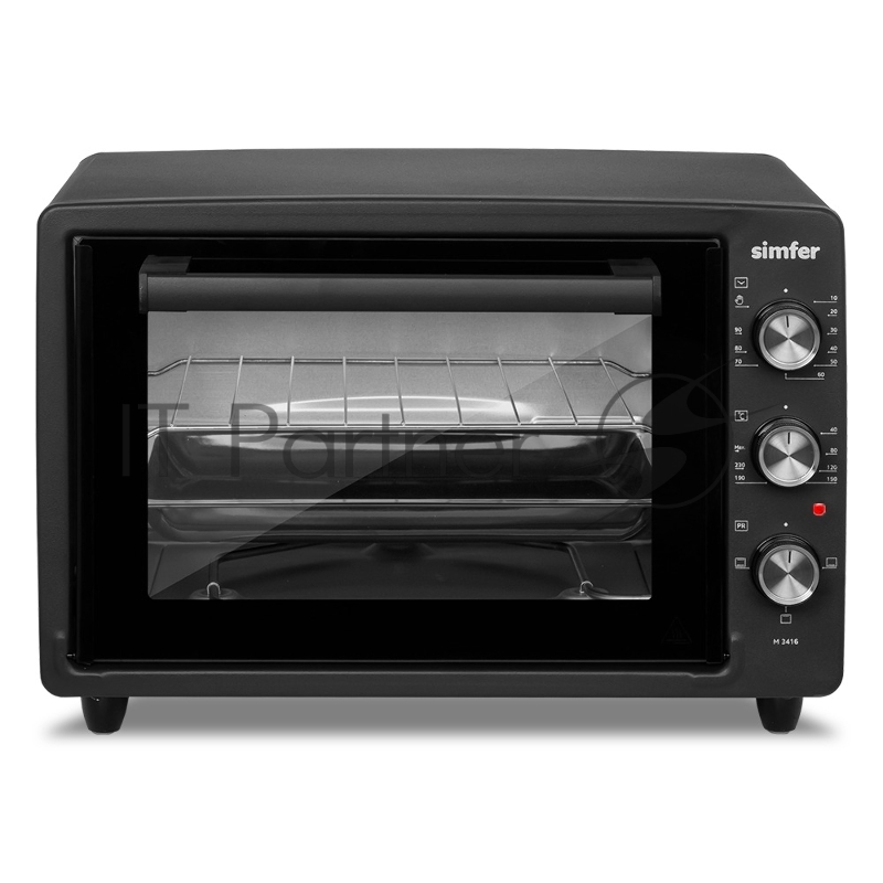 Мини-печь Simfer ALBENI Comfort M3416, 1300Вт, 3 режима работы, черный