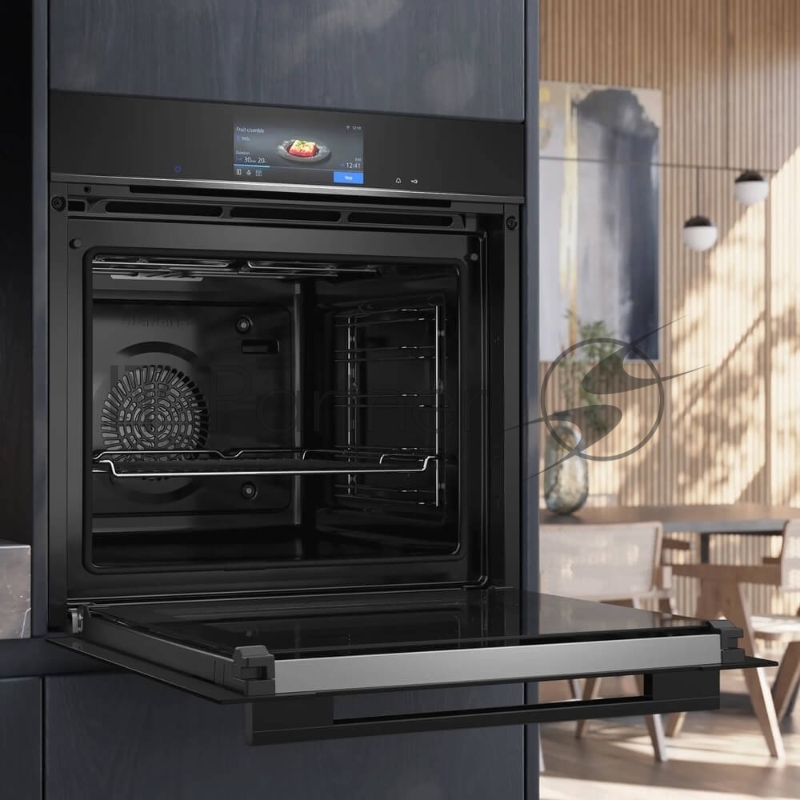 Встраиваемый духовой шкаф Siemens HB778G3B1, 71л, 13 режимов, черный