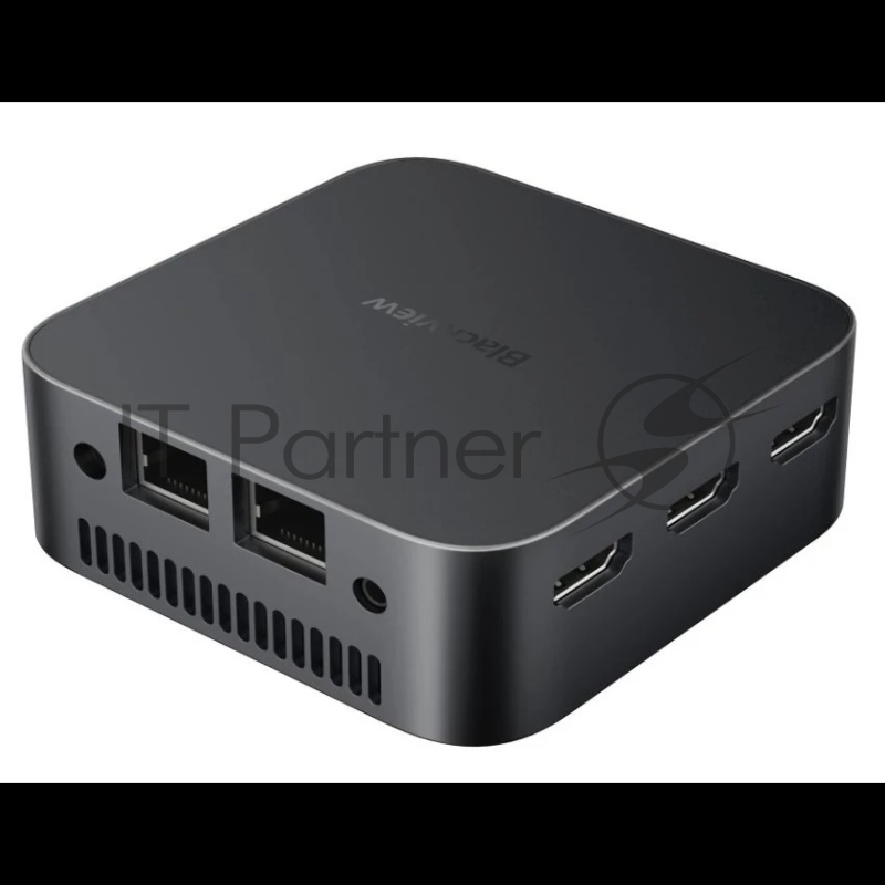 Мини ПК Blackview MP80 (Intel N5095) 16+1TB, 512GB, WIFI a/b/g/n/ac, Bluetooth 4.2, Win11 Pro, USB3.0, HDMI 1.4b Type A *2, RJ45*1, 5.5/2.1mm DC Jack *1, 3.5mm Phone Jack*1, Colour: Black