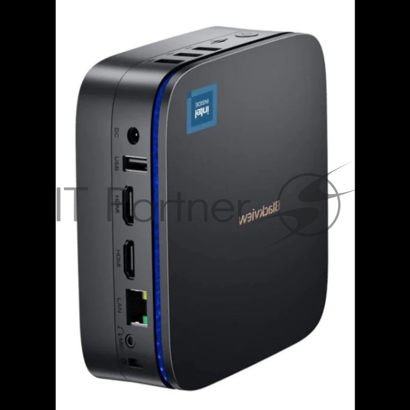 Мини ПК Blackview MP60 (Intel N95) 16+1TB, 512GB, WIFI a/b/g/n/ac, Bluetooth 4.2, Win11 Pro, USB3.0, HDMI 1.4b Type A *2, RJ45*1, 5.5/2.1mm DC Jack *1, 3.5mm Phone Jack*1, Colour: Black