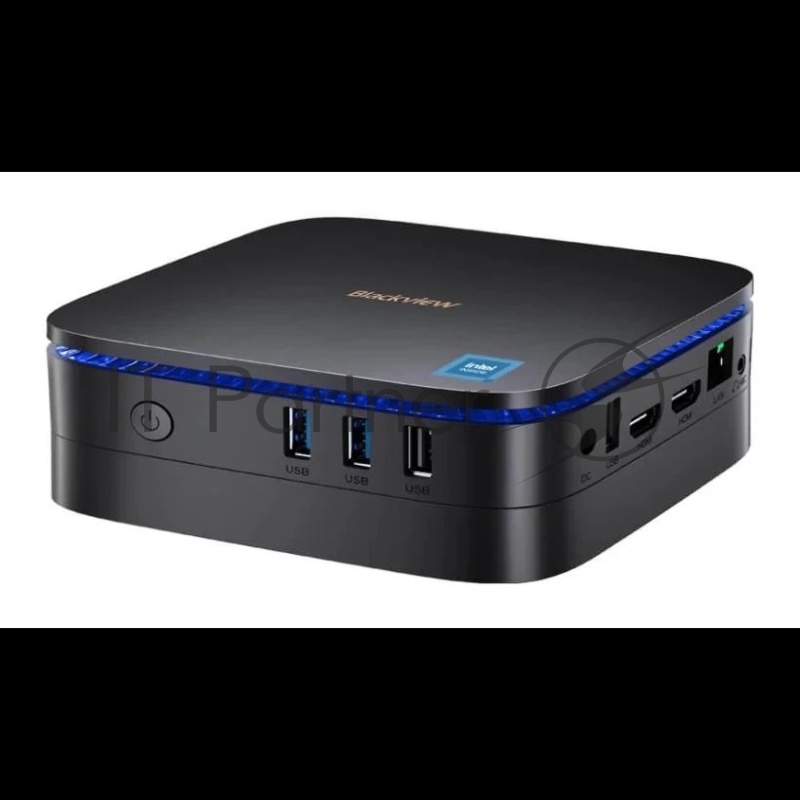 Мини ПК Blackview MP60 (Intel N95) 16+1TB, 512GB, WIFI a/b/g/n/ac, Bluetooth 4.2, Win11 Pro, USB3.0, HDMI 1.4b Type A *2, RJ45*1, 5.5/2.1mm DC Jack *1, 3.5mm Phone Jack*1, Colour: Black