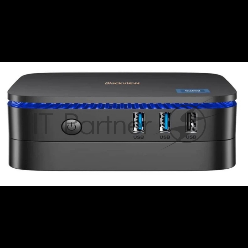 Мини ПК Blackview MP60 (Intel N95) 16+1TB, 512GB, WIFI a/b/g/n/ac, Bluetooth 4.2, Win11 Pro, USB3.0, HDMI 1.4b Type A *2, RJ45*1, 5.5/2.1mm DC Jack *1, 3.5mm Phone Jack*1, Colour: Black