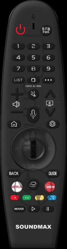 Телевизор Soundmax SM-LED55M03SU LED черныйW