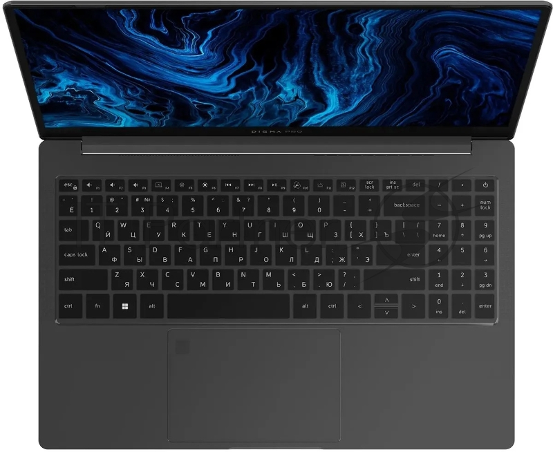 Ноутбук Digma Pro Sprint N Ryzen 7 5700U 16Gb SSD512Gb AMD Radeon 15.6 IPS FHD (1920x1080) Windows 11 Professional dk.grey WiFi BT Cam 4700mAh (DN15R7-ADXW03)