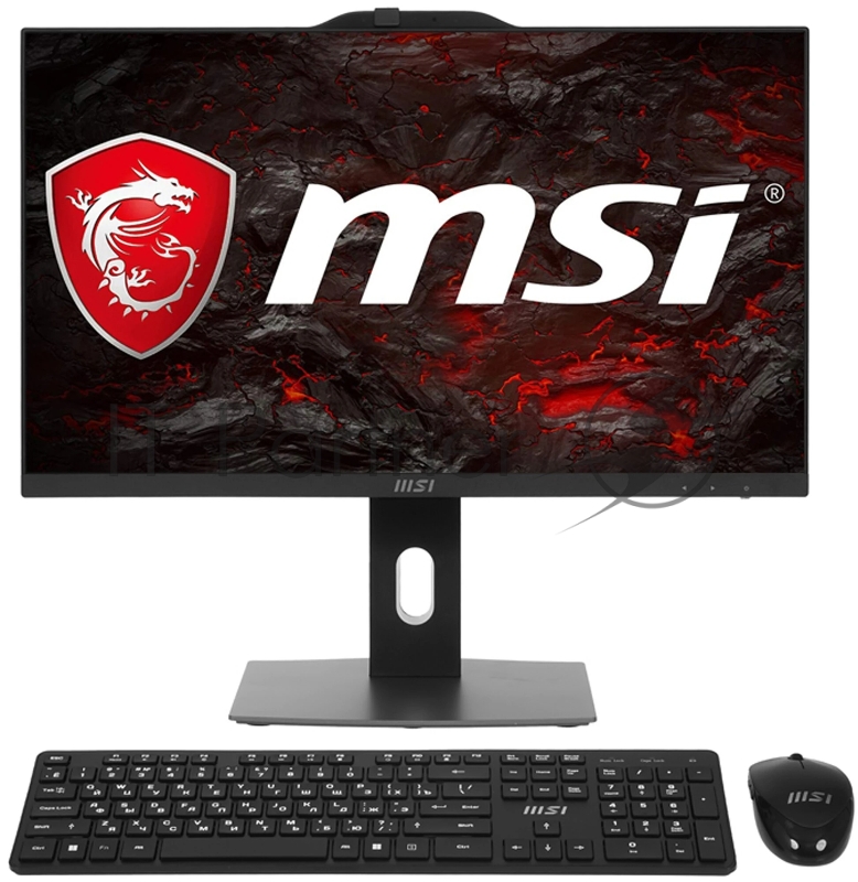 Моноблок MSI Pro AP242P 14M-662XRU 23.8 Full HD i3 14100 (3.5) 16Gb SSD512Gb UHDG 730 noOS GbitEth WiFi BT 120W клавиатура мышь Cam черный 1920x1080