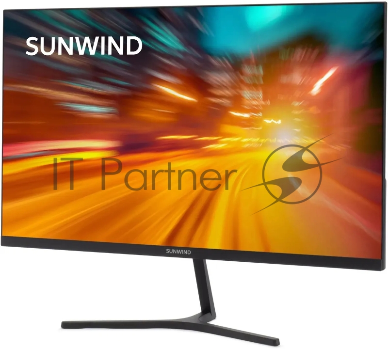 Монитор SunWind SM-24FI401, 1920x1080, IPS, 180Гц, 1хHDMI, 1хDP, черный